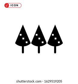 forest icon or logo isolated sign symbol vector illustration - high quality black style vector icons
