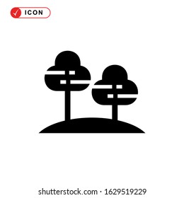 forest icon or logo isolated sign symbol vector illustration - high quality black style vector icons
