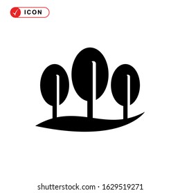 forest icon or logo isolated sign symbol vector illustration - high quality black style vector icons
