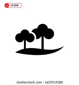 forest icon or logo isolated sign symbol vector illustration - high quality black style vector icons
