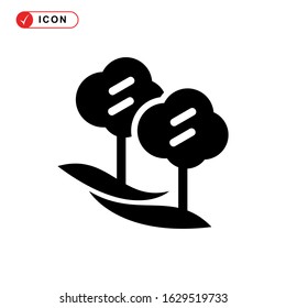 forest icon or logo isolated sign symbol vector illustration - high quality black style vector icons
