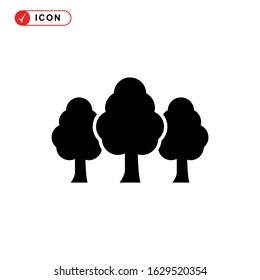 forest icon or logo isolated sign symbol vector illustration - high quality black style vector icons
