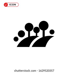 forest icon or logo isolated sign symbol vector illustration - high quality black style vector icons

