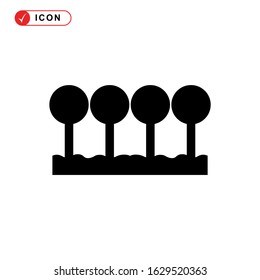 forest icon or logo isolated sign symbol vector illustration - high quality black style vector icons

