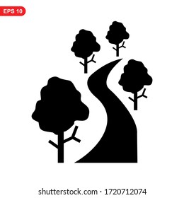 forest icon or logo isolated sign symbol vector illustration - high quality black style vector icons
