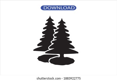 forest icon or logo isolated sign symbol vector illustration - high quality black style vector icons.