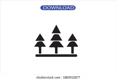 forest icon or logo isolated sign symbol vector illustration - high quality black style vector icons.