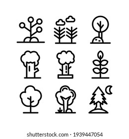 Forest Icon Or Logo Isolated Sign Symbol Vector Illustration - Collection Of High Quality Black Style Vector Icons
