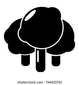 Forest icon. Simple illustration of forest vector icon for web