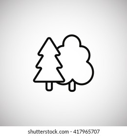 Forest Icon Vector
