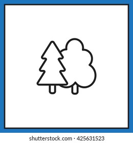 Forest Icon Vector