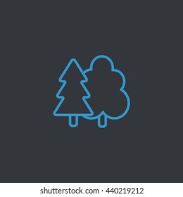 Forest Icon Vector