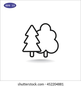 Forest Icon Vector