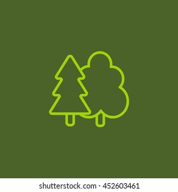 Forest Icon Vector