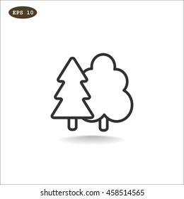 Forest Icon Vector