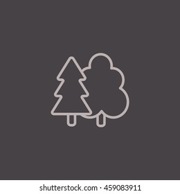 Forest Icon Vector