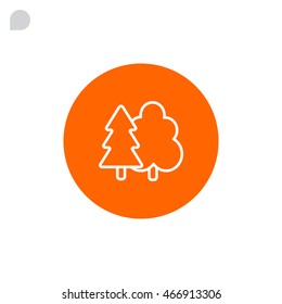 Forest Icon Vector