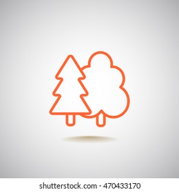Forest Icon Vector
