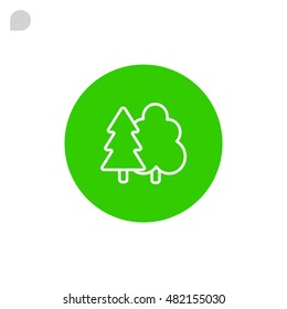 Forest Icon Vector
