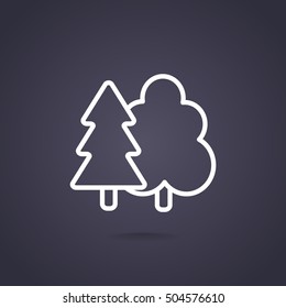 Forest Icon Vector