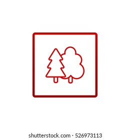 Forest Icon Vector