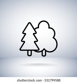 Forest Icon Vector