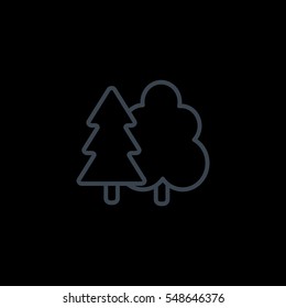 Forest Icon Vector