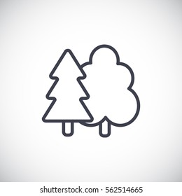 Forest Icon Vector