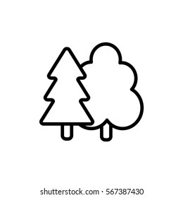 Forest Icon Vector