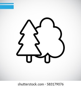 Forest Icon Vector