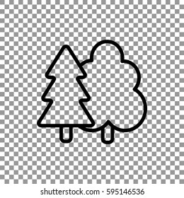 Forest Icon Vector