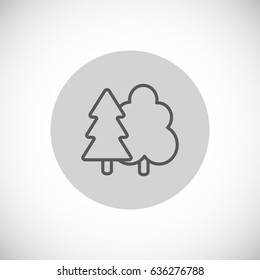 Forest Icon Vector