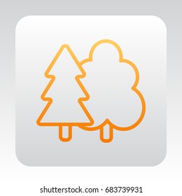 Forest Icon Vector