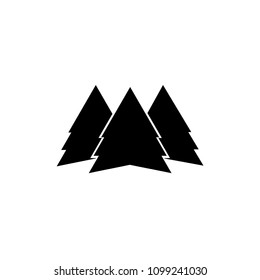 Forest icon vector sign symbol