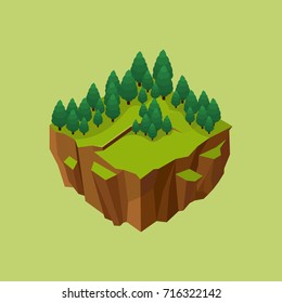 Forest Island Isometric