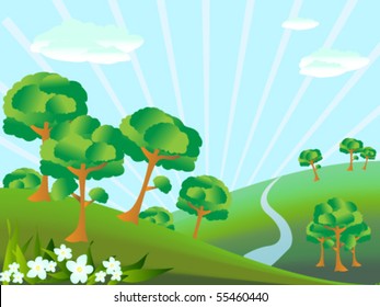 Forest landscape