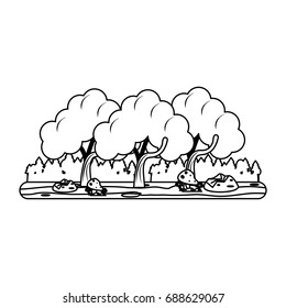 forest landscape icon image 