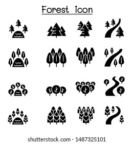 Forest & Landscape icon set 