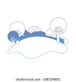 forest landscape natural scene