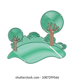 forest landscape natural scene