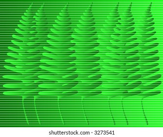Forest of leaves vector design with easily changeable colors