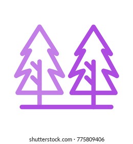 forest line style
