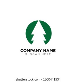 Forest logo design template vektor
