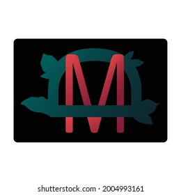 Logotipo forestal, logotipo ecológico, verde DM