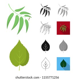 Forest and nature cartoon,black,flat,monochrome,outline icons in set collection for design. Forest life vector symbol stock web illustration.
