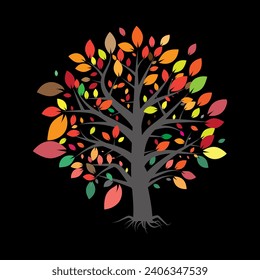 Vector de diseño de concepto forestal y natural