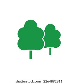 Forest nature green  trees  tree vector