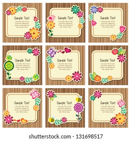 Forest nature invitation cards