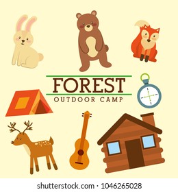 forest outdoor camp