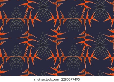 Forest palm leaf seamless pattern.Tropical jungle leaves. Exotic plants, vector illustration Modern pattern seamless hand drawing design for fabric interior, textile, wallpaper, gift paper wrap etc.